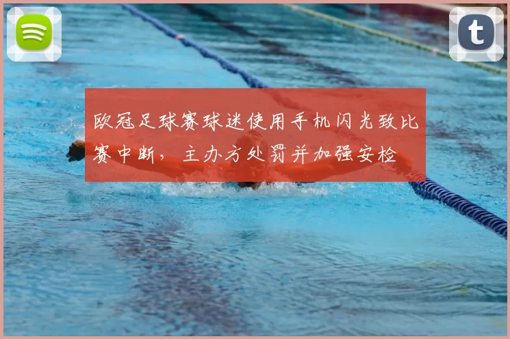 欧冠足球赛球迷使用手机闪光致比赛中断，主办方处罚并加强安检
