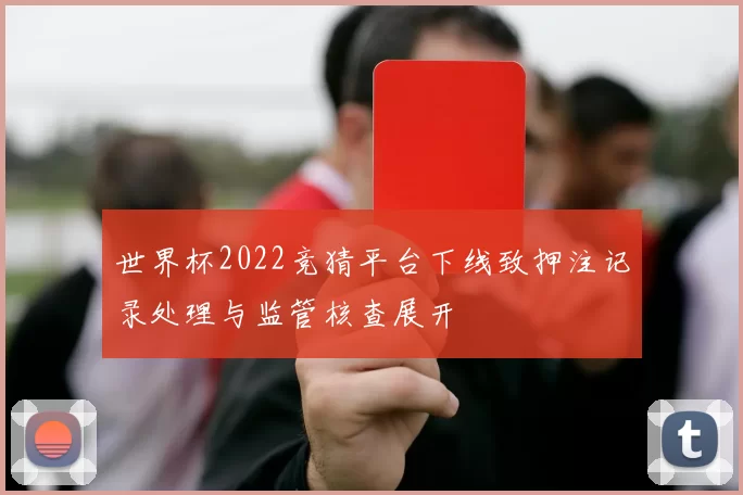 世界杯2022竞猜平台下线致押注记录处理与监管核查展开