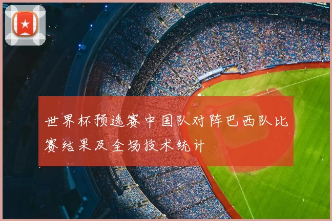 世界杯预选赛中国队对阵巴西队比赛结果及全场技术统计